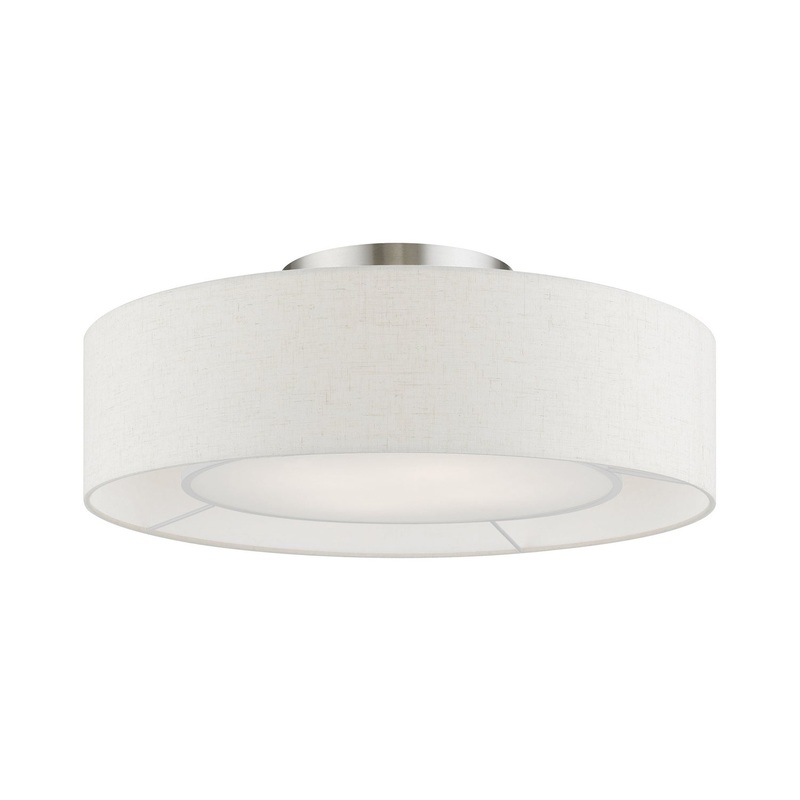 Ellsworth Four Light Semi-Flush Mount in English Bronze