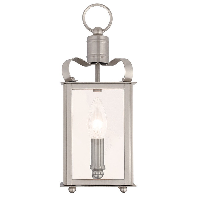 Garfield One Light Wall Sconce in Brushed Nickel