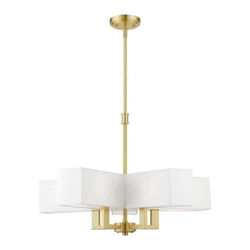 Rubix Five Light Chandelier in Black