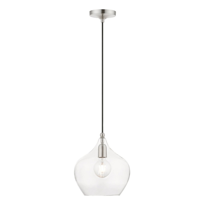 Aldrich One Light Pendant in Brushed Nickel
