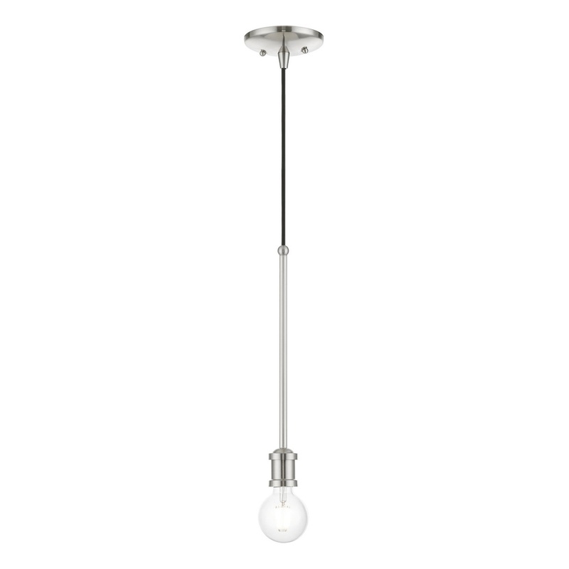 Lansdale One Light Pendant in Brushed Nickel
