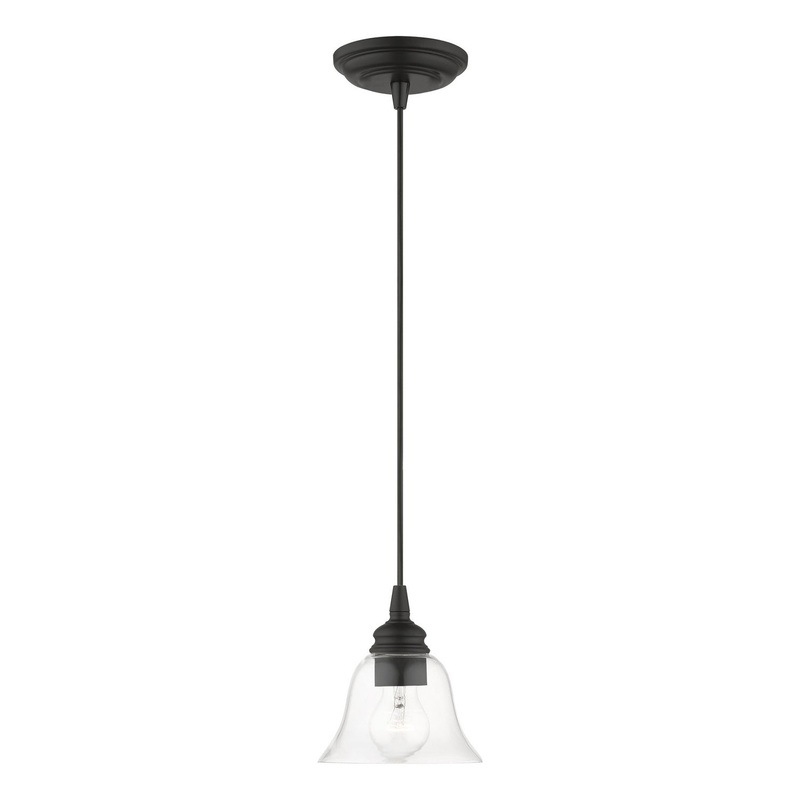 Moreland One Light Pendant in Black