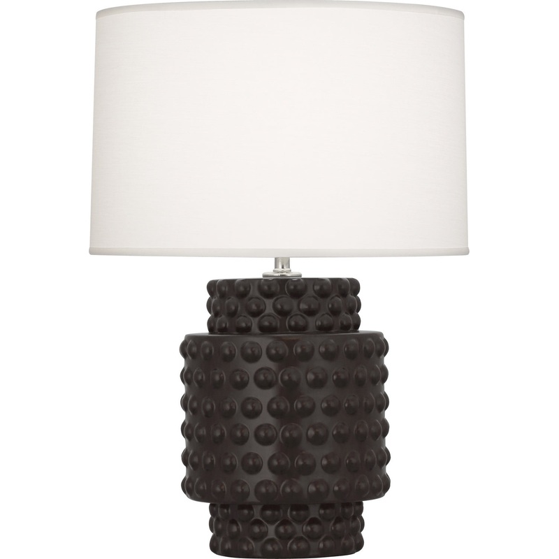 Dolly One Light Accent Lamp in Matte Coffee Glazed Textured