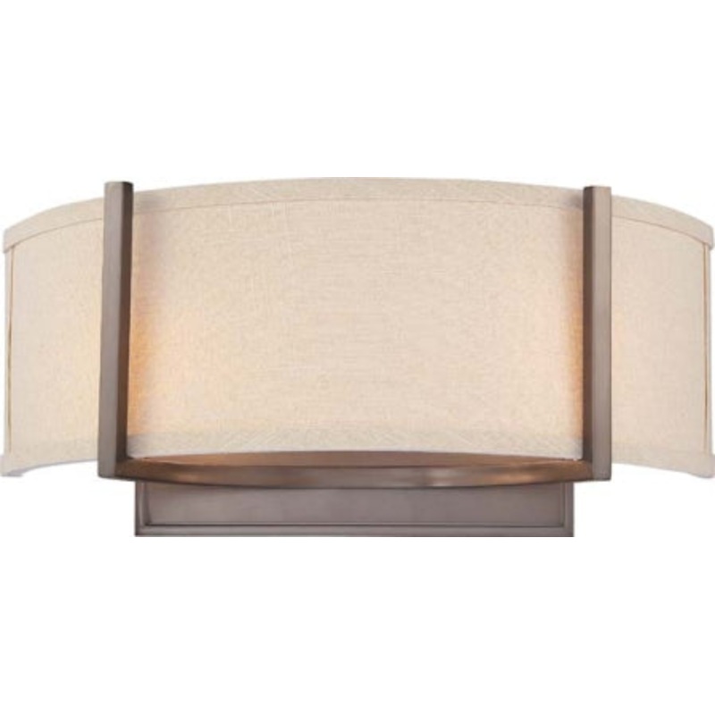 Gemini Two Light Wall Sconce in Hazel Bronze