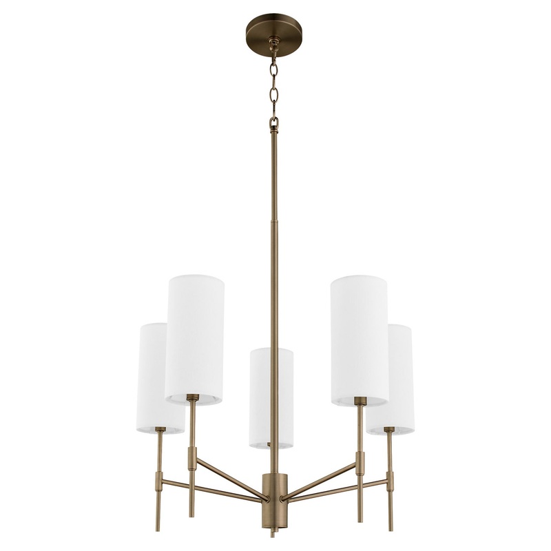 Hamilton LED Chandelier in Dark Brass