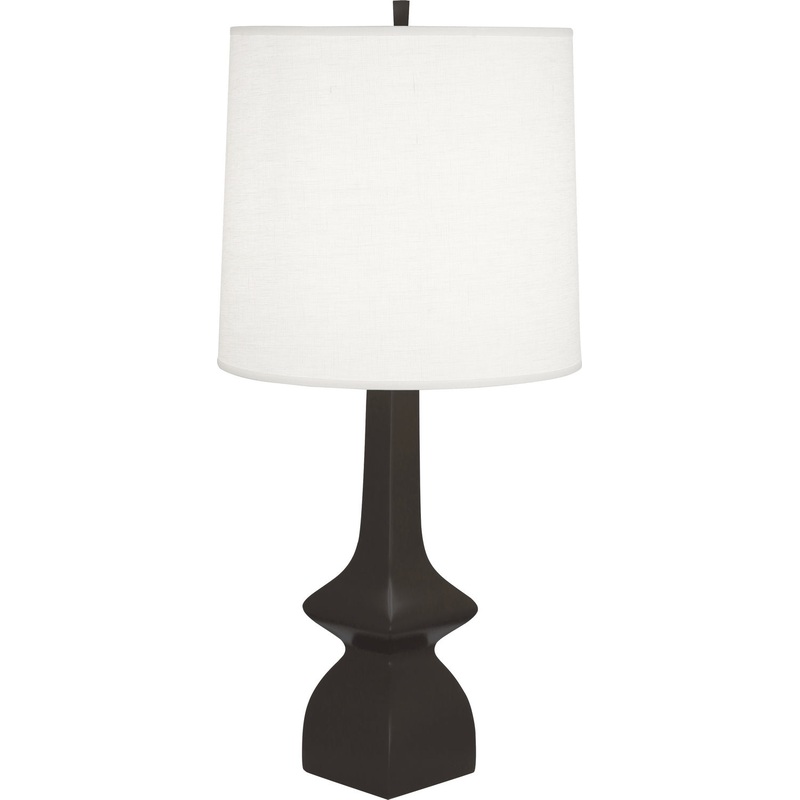 Jasmine One Light Table Lamp in MATTE COFFEE GLAZED