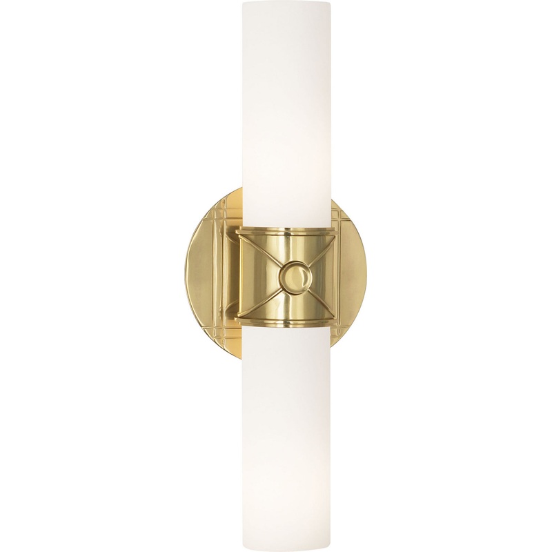 Jonathan Adler Maxime Two Light Wall Sconce in MODERN BRASS