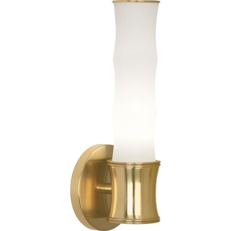 Jonathan Adler Meurice LED Wall Sconce in Modern Brass