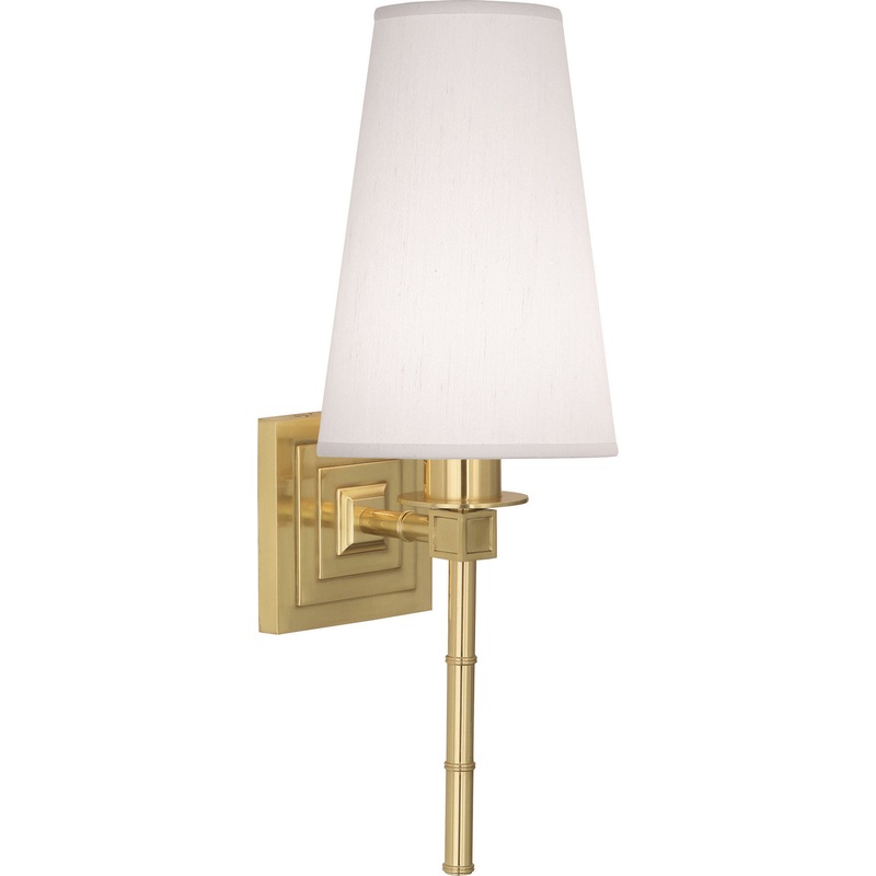 Jonathan Adler Meurice One Light Wall Sconce in Modern Brass
