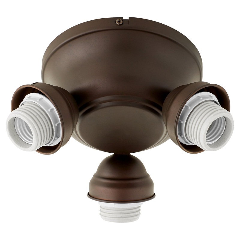 Salon LED Fan Light Kit in Oiled Bronze