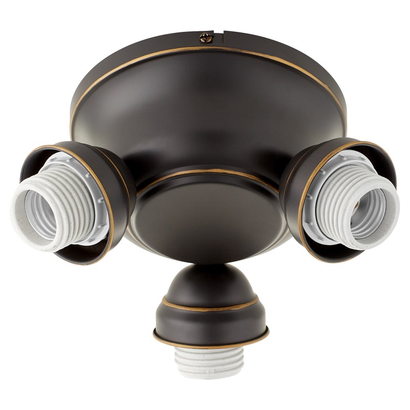 Salon LED Fan Light Kit in Old World