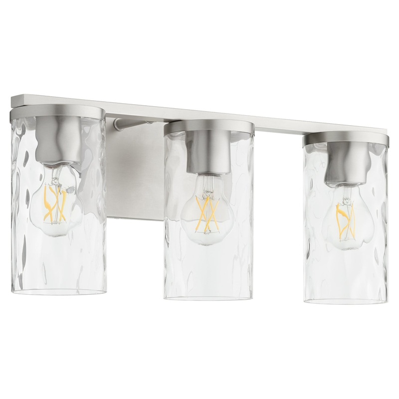 Steinway Three Light Vanity in Satin Nickel