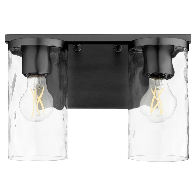Steinway Two Light Vanity in Matte Black