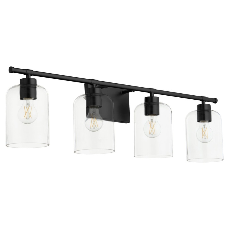 Tribute Four Light Vanity in Matte Black