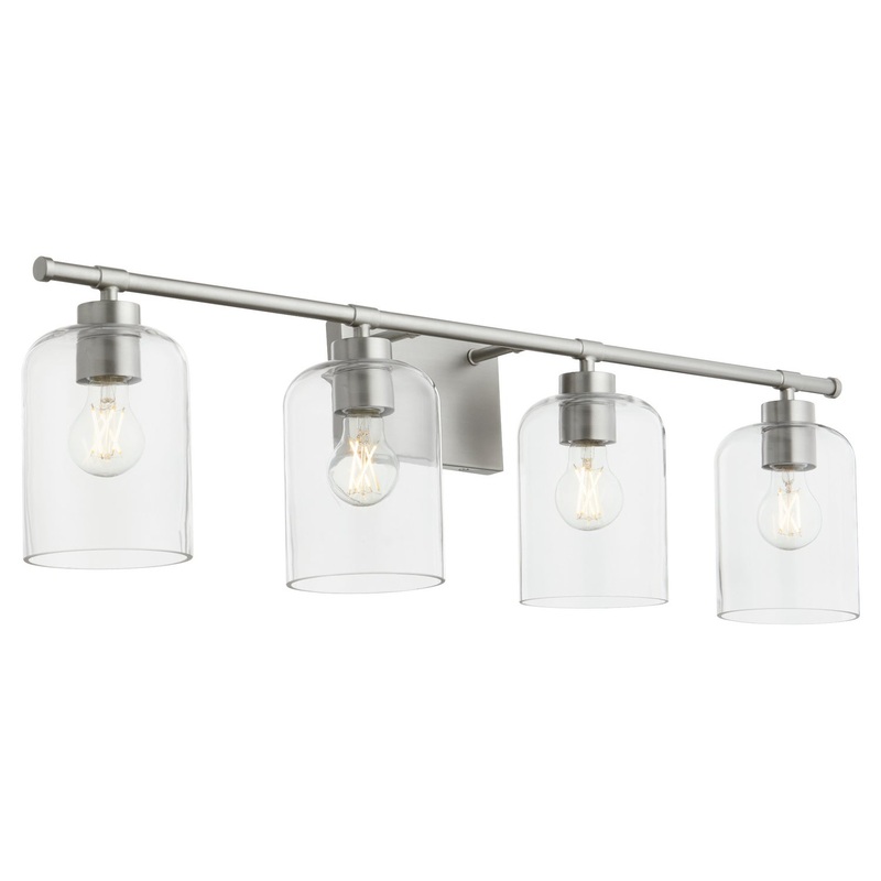 Tribute Four Light Vanity in Satin Nickel