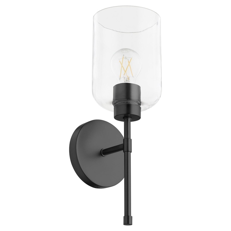 Tribute One Light Wall Mount in Matte Black