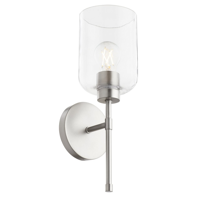 Tribute One Light Wall Mount in Satin Nickel