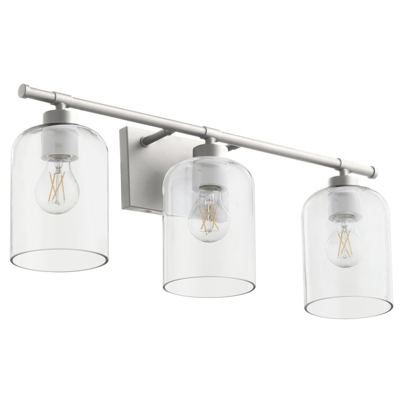 Tribute Three Light Vanity in Satin Nickel