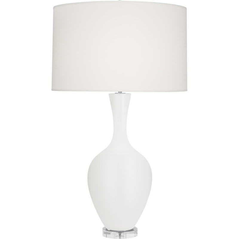 Audrey One Light Table Lamp in Matte Lily Glazed