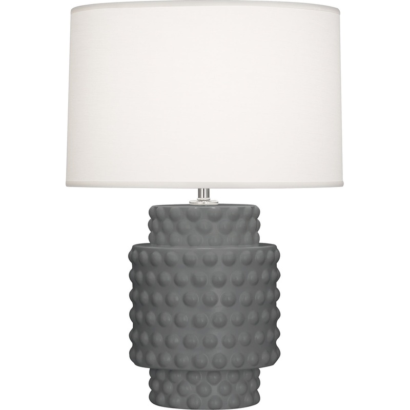 Dolly One Light Accent Lamp in Matte Ash Glazed Textured