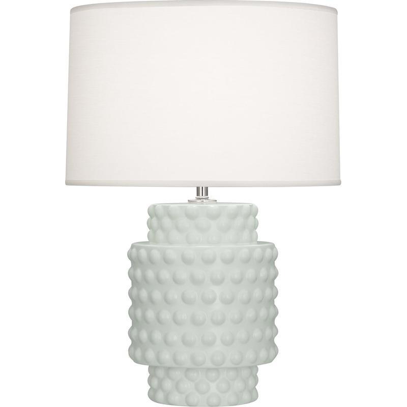 Dolly One Light Accent Lamp in Matte Celadon Glazed Textured
