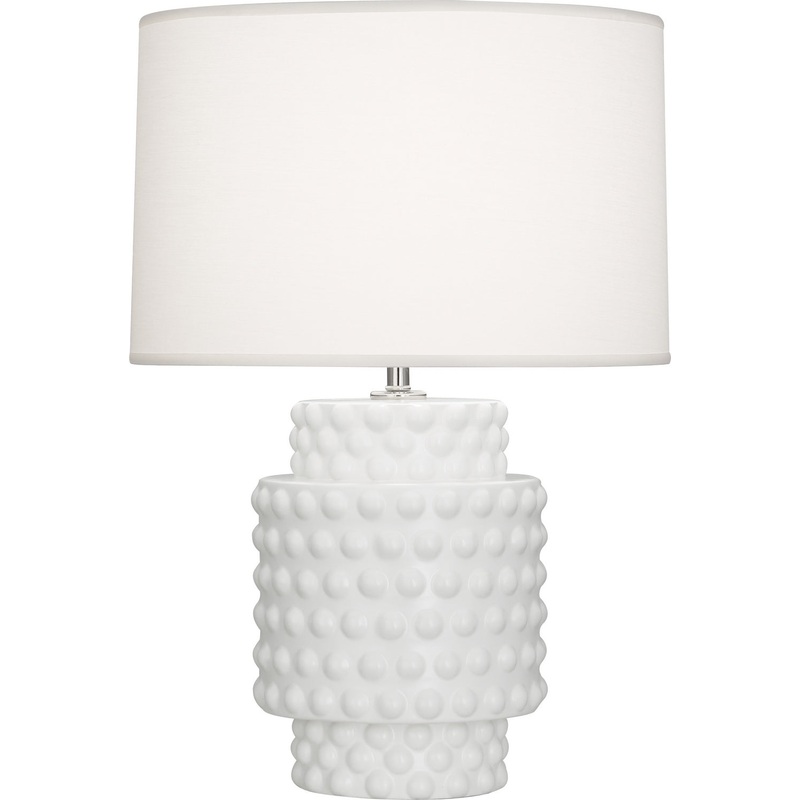 Dolly One Light Accent Lamp in Matte Lily Glazed Textured