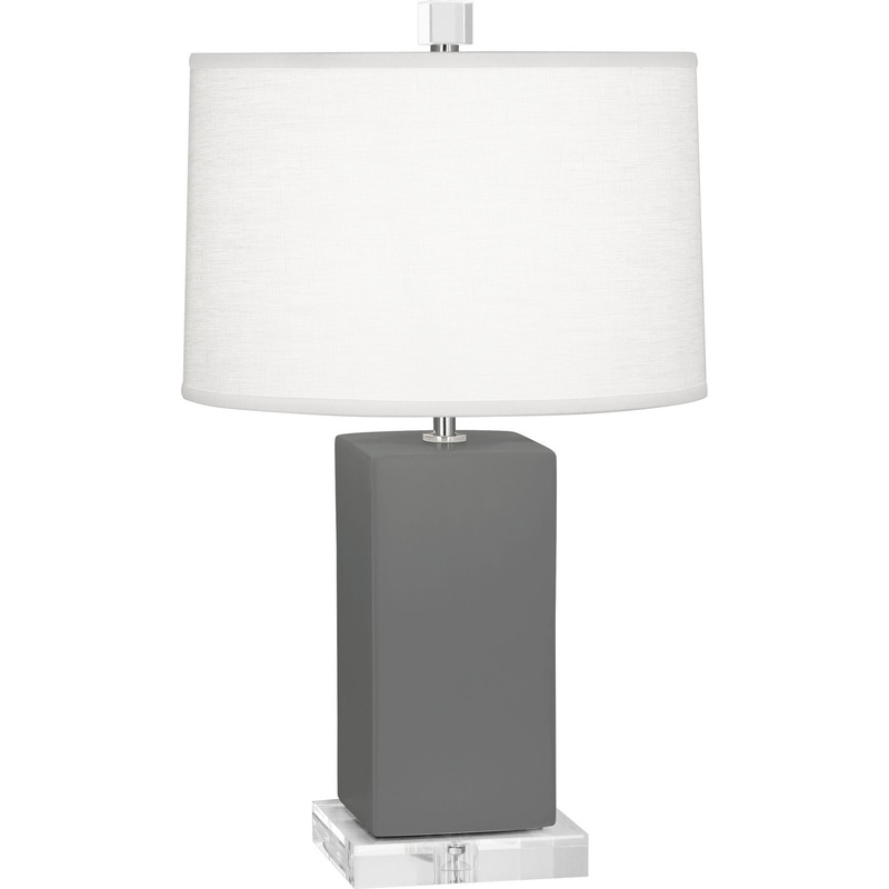 Harvey One Light Accent Lamp in Matte Ash Glazed