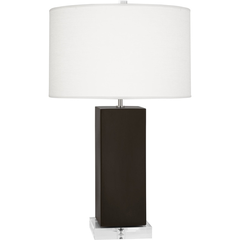 Harvey One Light Table Lamp in Matte Coffee Glazed