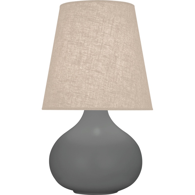 June One Light Accent Lamp in Matte Ash Glazed