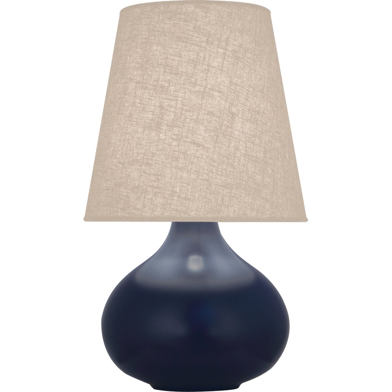 June One Light Accent Lamp in Matte Midnight Blue Glazed