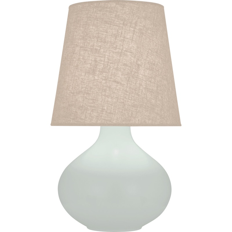 June One Light Table Lamp in Matte Celadon Glazed