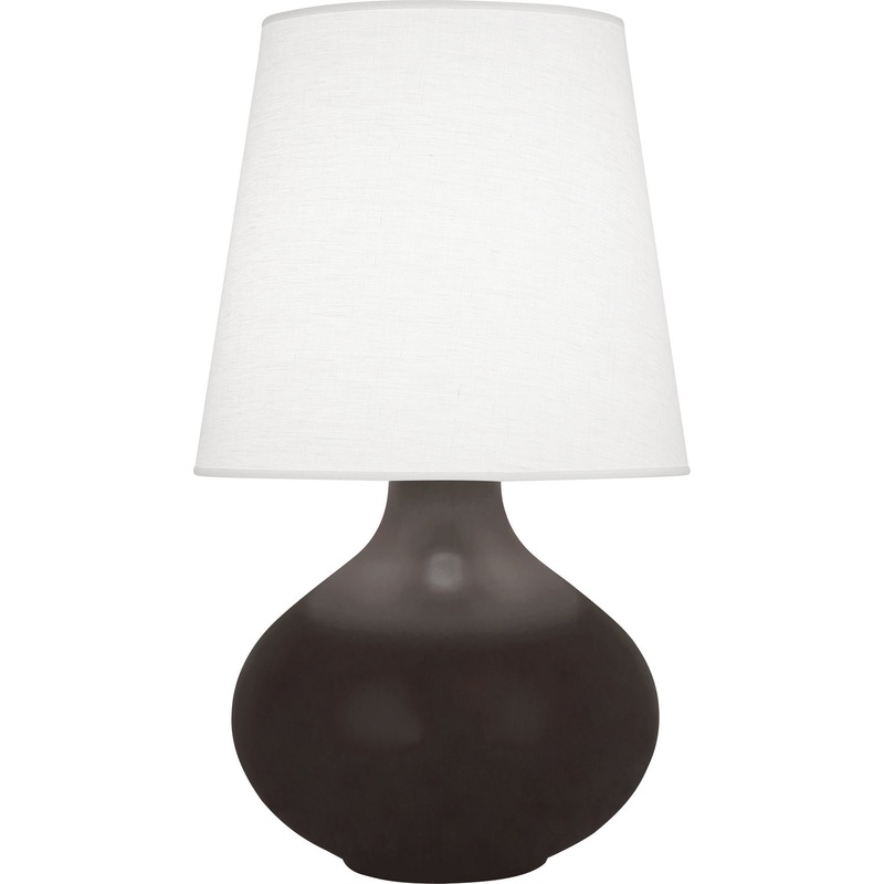 June One Light Table Lamp in Matte Coffee Glazed