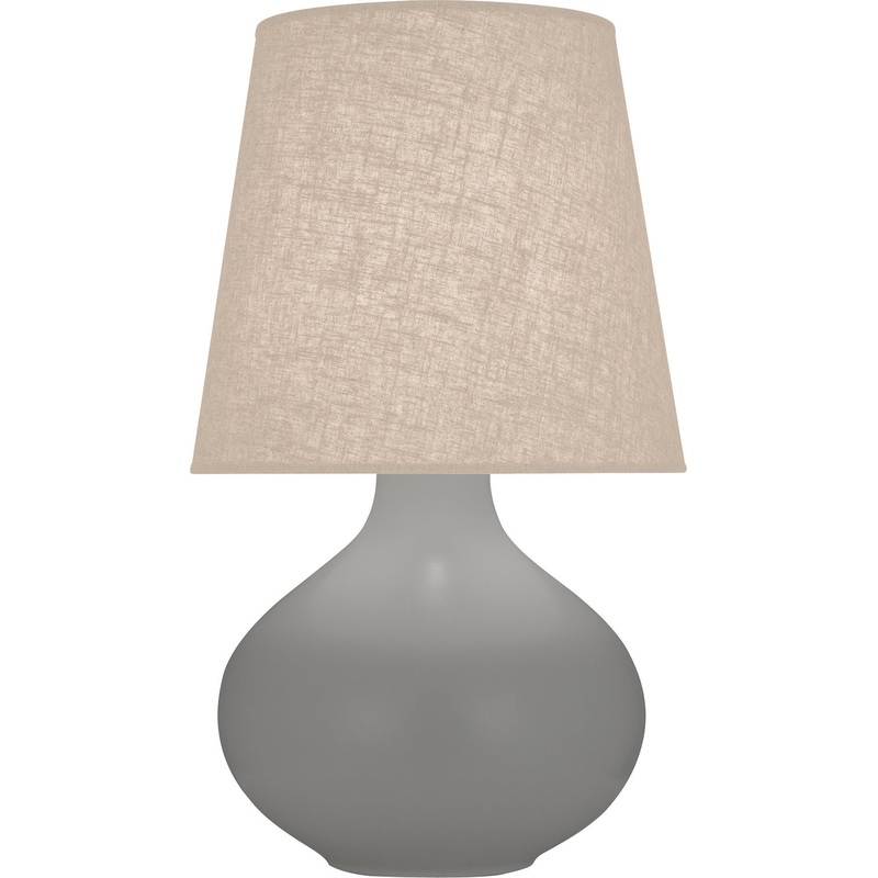 June One Light Table Lamp in Matte Smoky Taupe Glazed