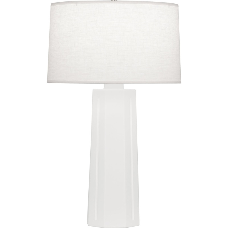 Mason One Light Table Lamp in Matte Lily Glazed