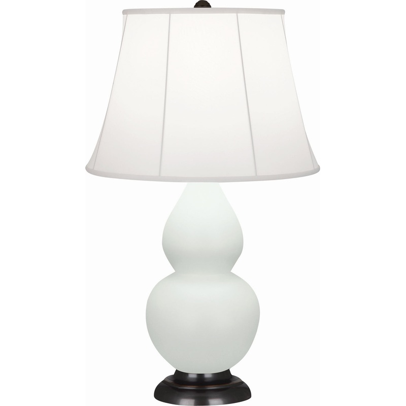 Small Double Gourd One Light Accent Lamp in Matte Celadon Glazed