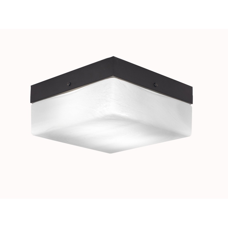Any Two Light Flush Mount in Matte Black