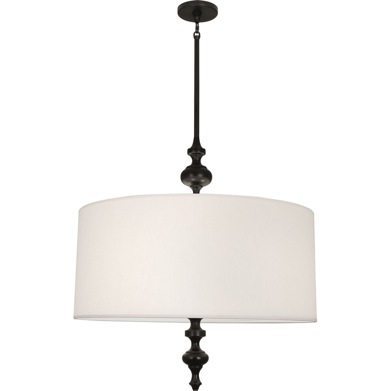 Arthur Three Light Pendant in Deep Patina Bronze