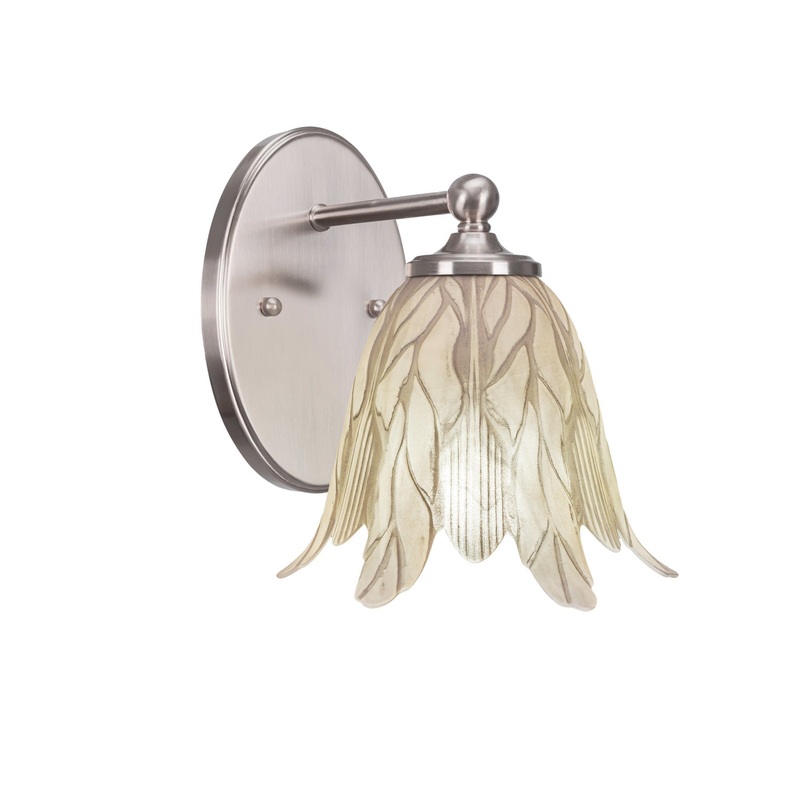 Capri One Light Wall Sconce in Brushed Nickel