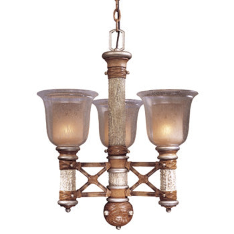 Chandelier in Sandalwood by Minka-Lavery from the Country Ranch collection.