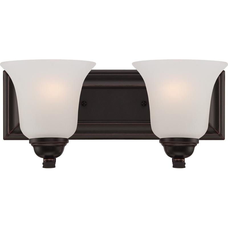 Elizabeth Two Light Vanity in Sudbury Bronze