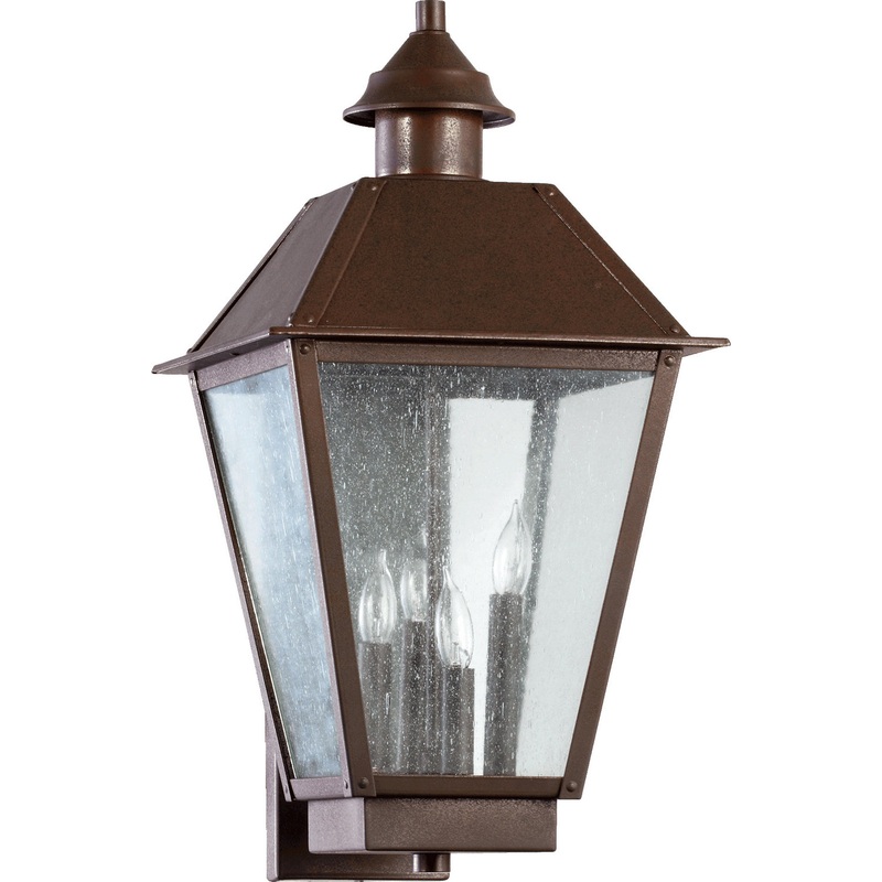 Emile Four Light Wall Mount in Oiled Bronze