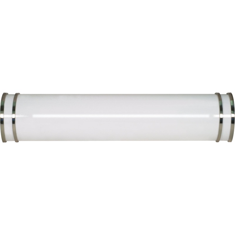 Glamour LED Vanity in Brushed Nickel
