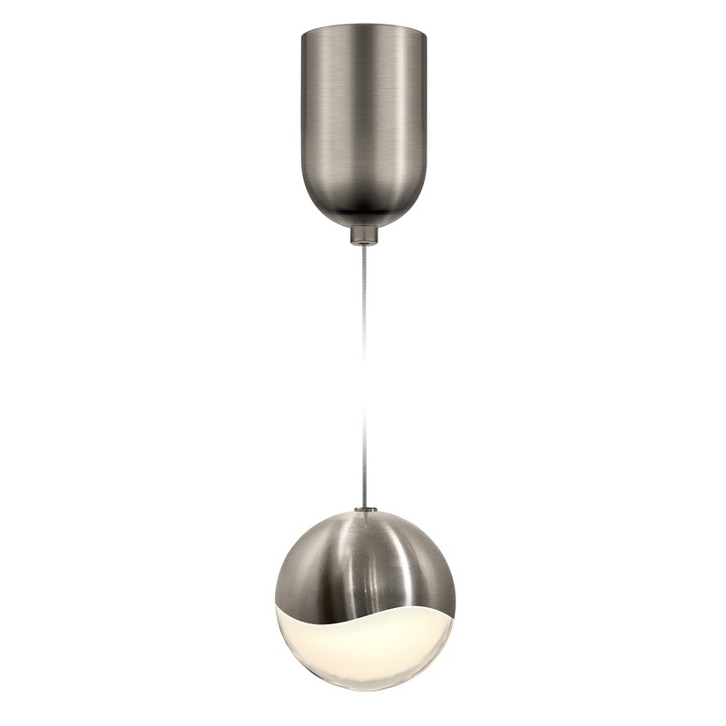 Grapes LED Pendant in Satin Nickel