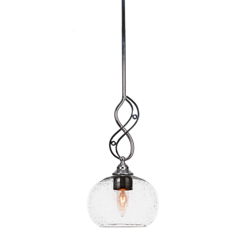 Jazz One Light Mini Pendant in Chrome