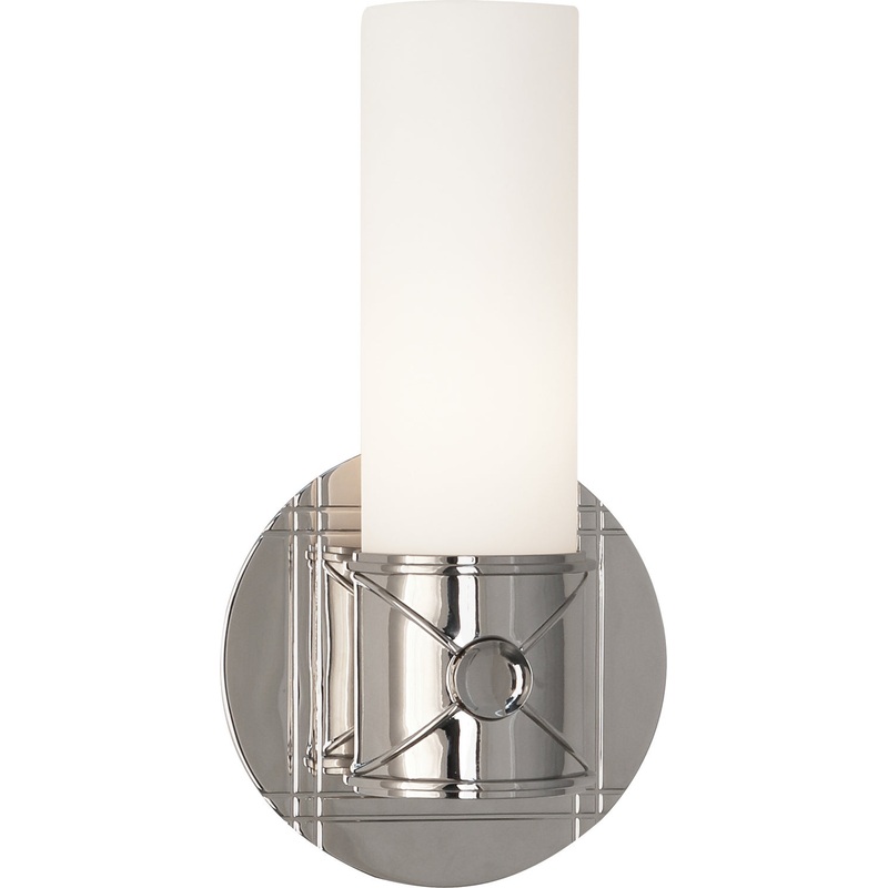 Jonathan Adler Maxime One Light Wall Sconce in POLISHED NICKEL