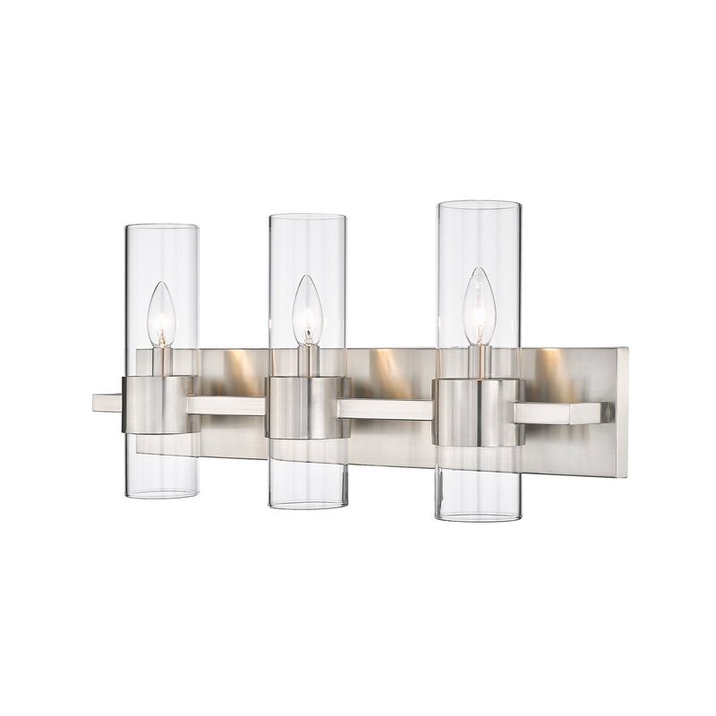 Lawson Three Light Vanity in Brushed Nickel