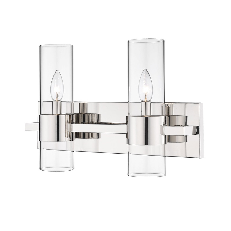 Lawson Two Light Vanity in Polished Nickel