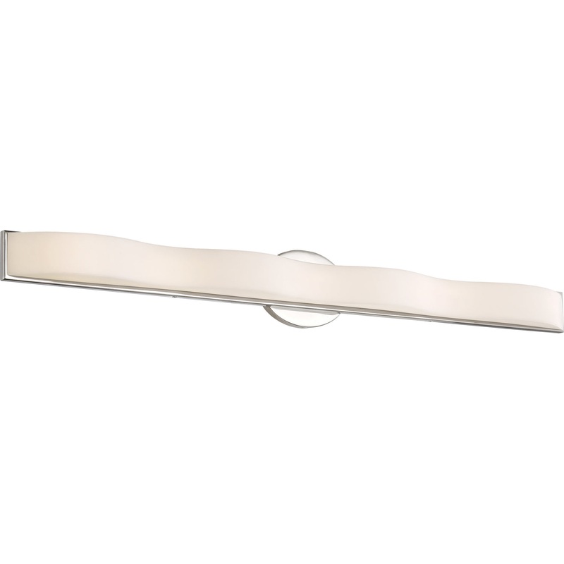 Surf LED Vanity in Polished Nickel