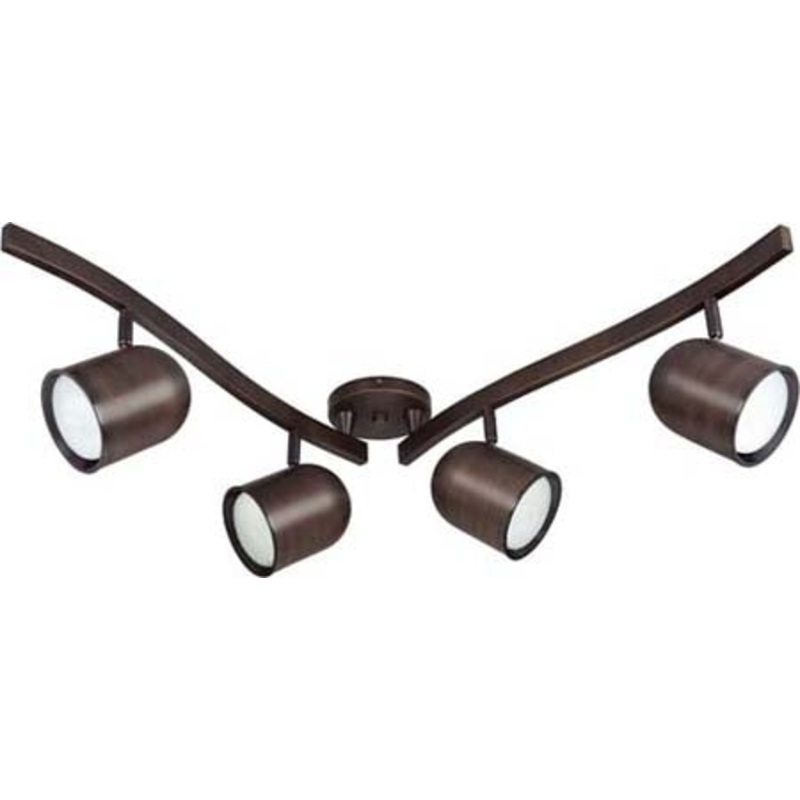 Track Lighting Kits Russet Bronze Three Light Track Kit in Russet Bronze