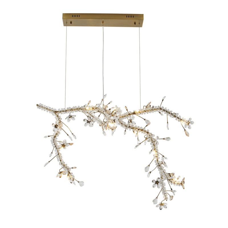 13 Light Chandelier in Gold